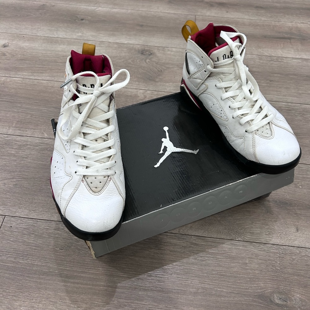 AIR JORDAN • Men 2011 7 Retro Cardinal • sz 8.5 - Picture 6 of 9